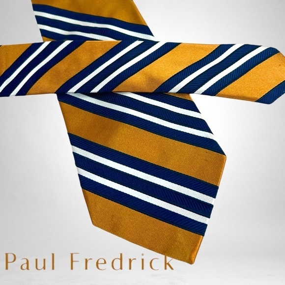 PAUL FREDRICK Handsome Men’s SilkTie - Picture 1 of 6